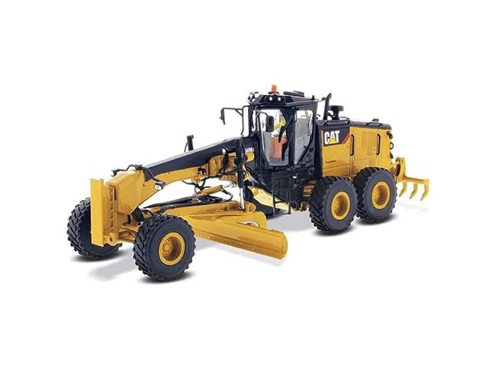 Diecast Masters 85545 - Cat 14M3 Motor Grader, schaal 1:50, vanaf 14 jaar, in blikken doos, geschikt voor verzamelaars
