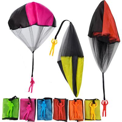 Mini Hand Throw Parachute Outdoor Toy Fun Kids Parachute Toy Set For Active Play & Learning 4pcs