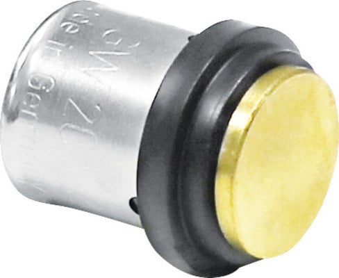 Pipetec Drukstopverbinding voor meerlaagsbuis, type TH en U-vorm, 16 x 2 mm