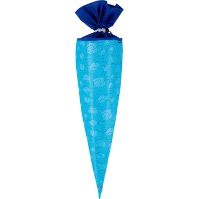 Schultüte MCNEILL "Schultüte, Bubble", Kinder, Gr. B/H/L: 70cm, blau (bubble), Polyester, Papierdekoration