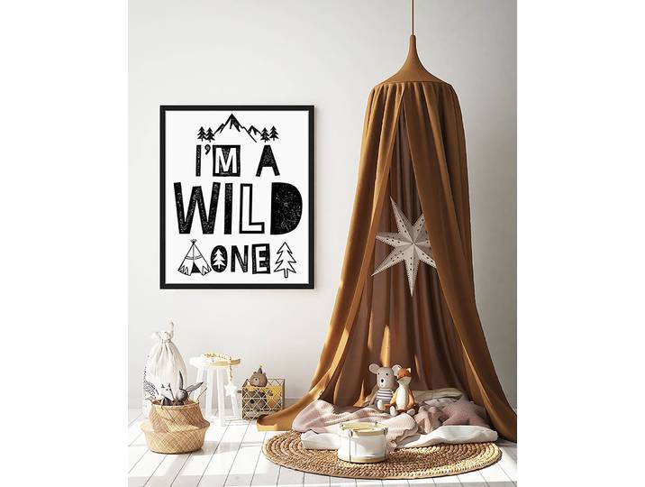 Bild I'm A Wild One 53 x 63cm Multicolor