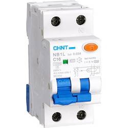 Chint 203016 Fehlerstrom-Schutzschalter 1polig 6 A 0.03 A