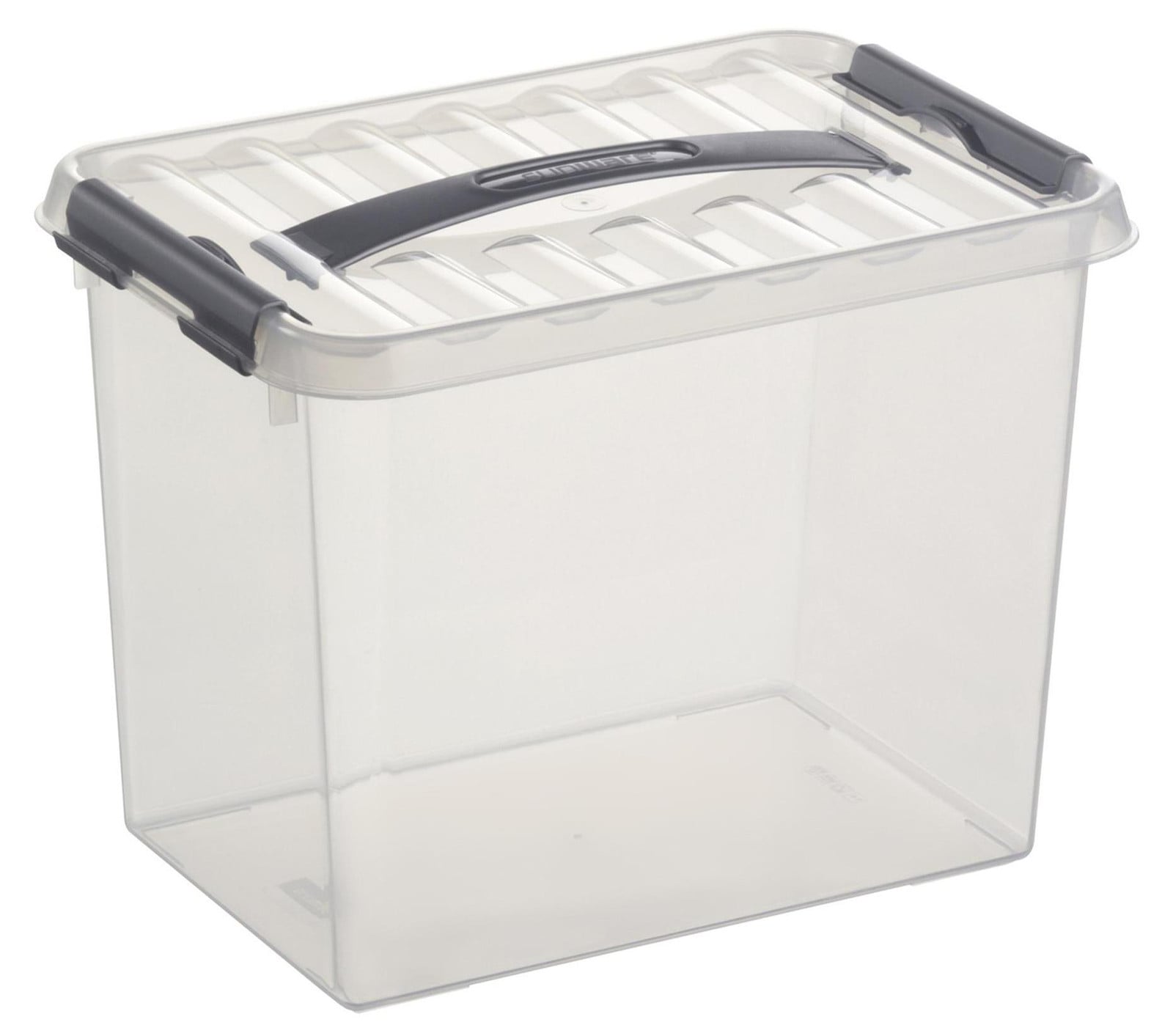 Sunware Q-Line opbergbox met deksel, transparant, 9 liter, 30 x 20 cm