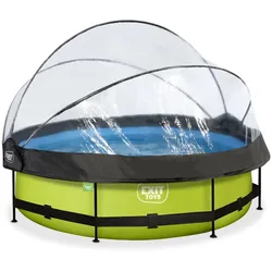 Exit Toys EXIT Lime Pool ø300x76cm mit Filterpumpe und Abdeckung - Grün