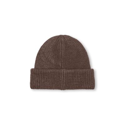 Strickmütze KIDS ONLY "KOGSWEA LIFE BEANIE VD ACC NOOS", Mädchen, braun (bracken), Strick, Materialmix, unifarben, Mützen Strickmütze, Materialmix