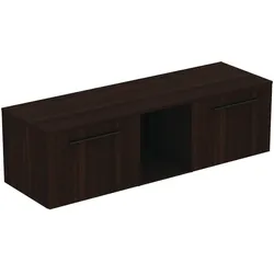 Ideal Standard i.life B 160cm Möbel-Set 2 Auszüge, Schwarz Eiche Natur