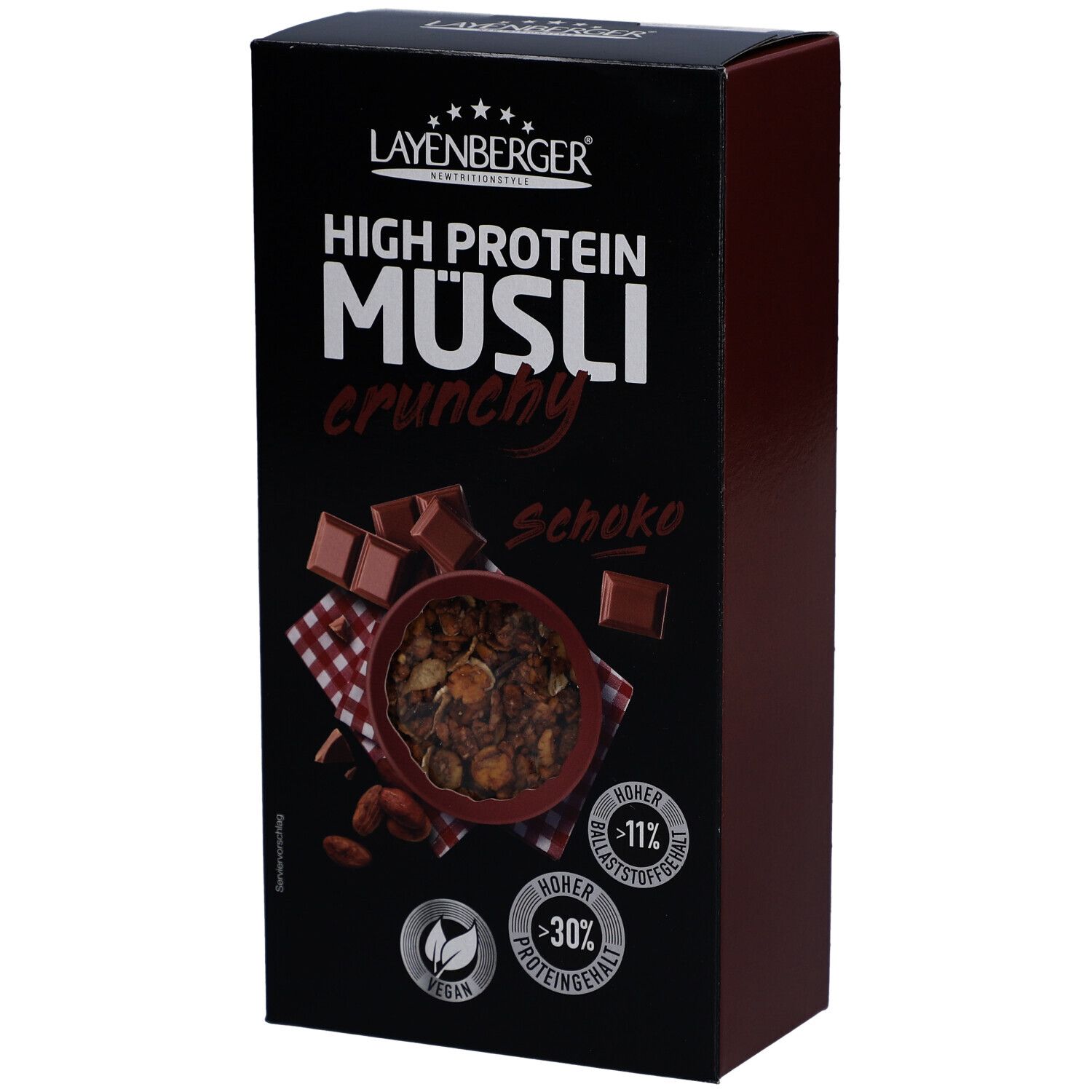 Layenberger High Protein Crunchy Müsli Schokolade 375 g