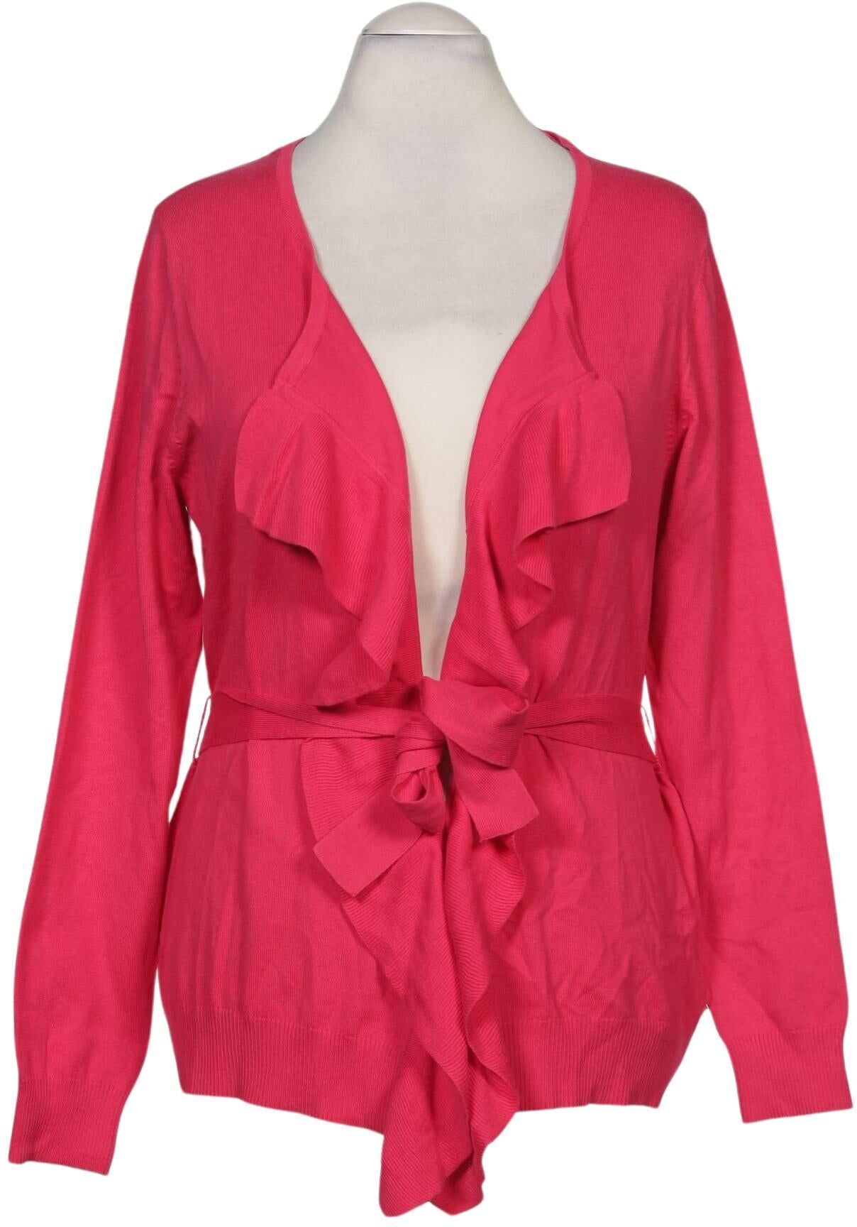 Jackpot Damen Strickjacke, Pink, Gr. Xxl, Synthetik / Baumwolle - Second Hand