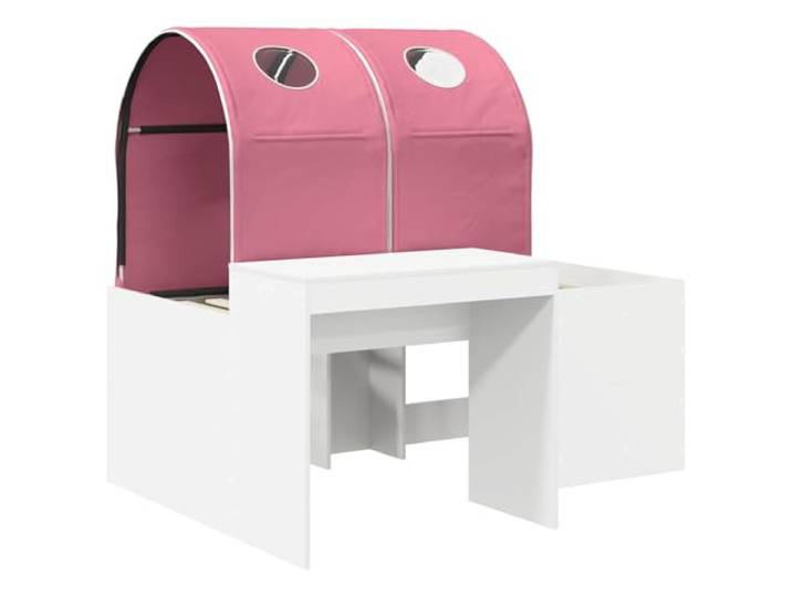 SKTQYQO Bett mit 3 Teilen Eiche Modernes Design, klare Linien, Kinderzimmer, Holzstruktur