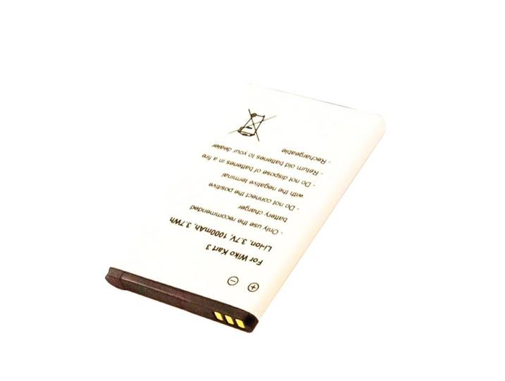 AccuCell Wiko Kart 3 - Li-ion accu P104-697000-021 - 1000mAh 3.7V 59.25x38.15x4.60mm
