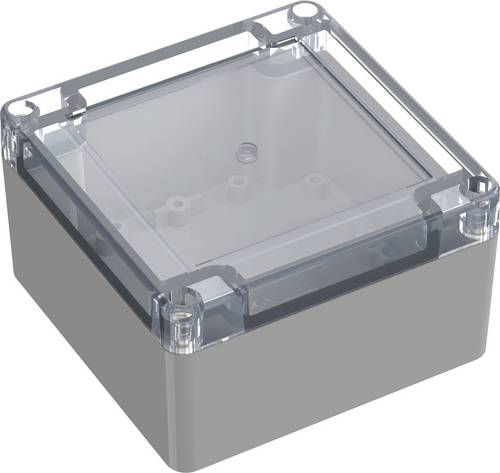 TRU COMPONENTS TC-10860524 Universal-Gehäuse 105 x 105 x 60.10 ABS-PC Lichtgrau 1St.