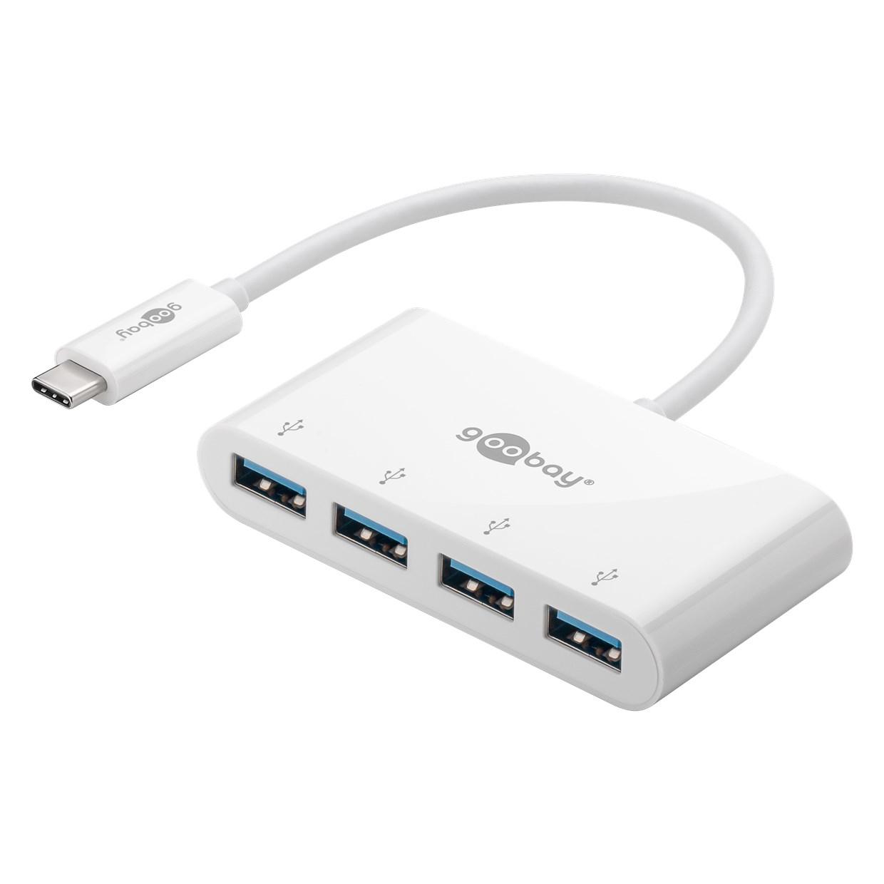 Goobay 4-fach USB-C Multiport (USB-C, 4 Ports) (66274)