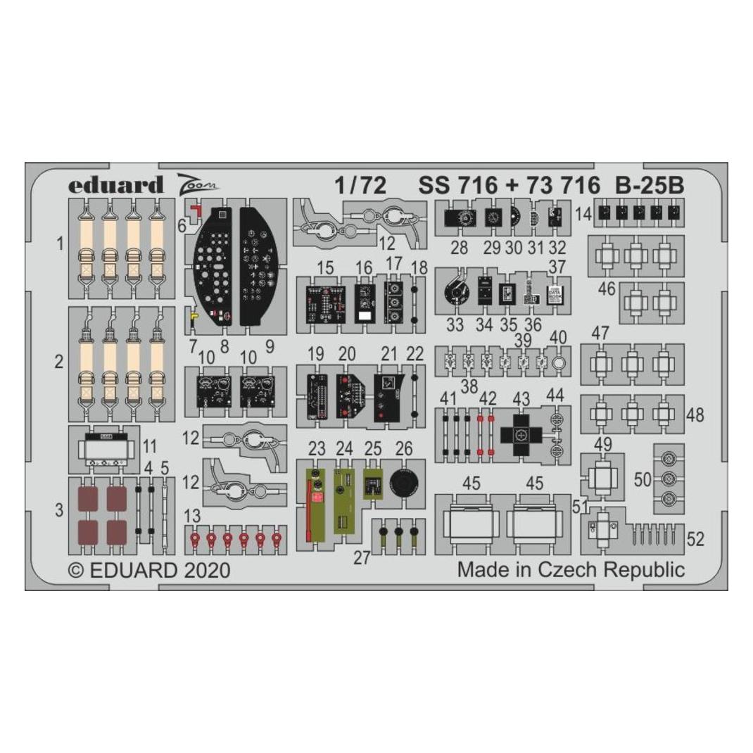 Eduard B-25B for Airfix (SS716)