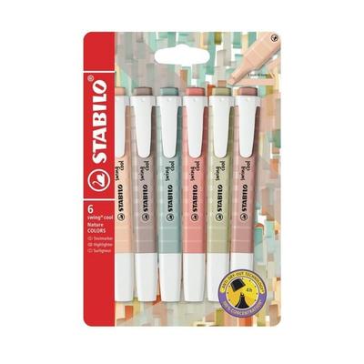 STABILO Textmarker swing cool NatureCOLORS