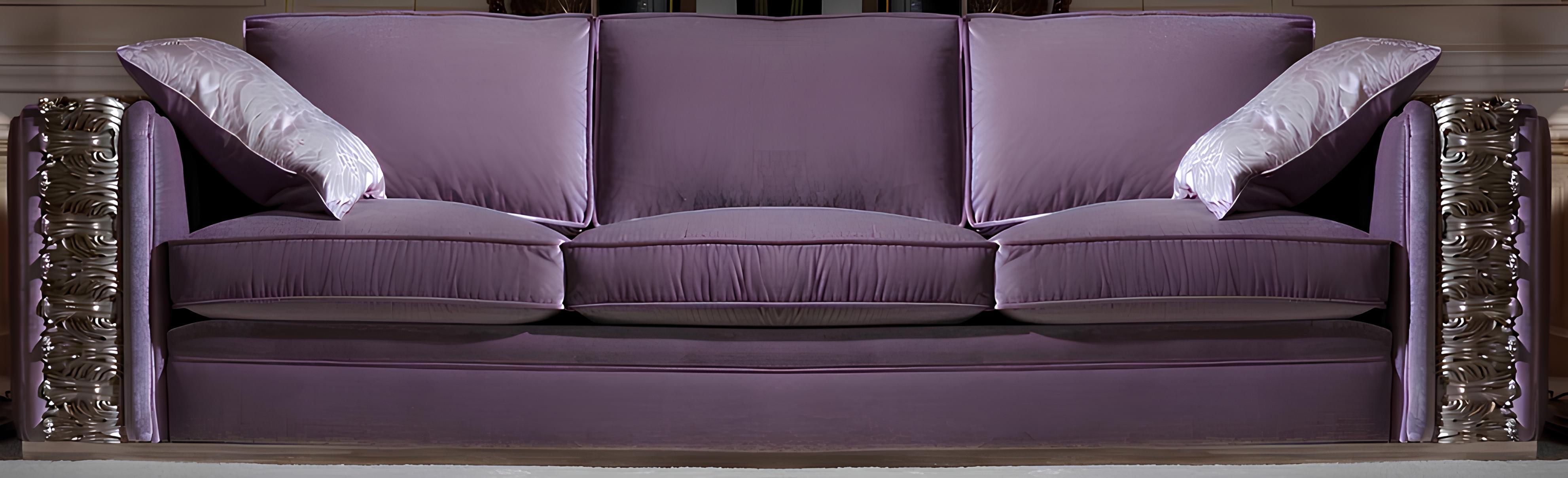 Klassisches Sofa Big xxl Couch Sofas Wohnzimmer Textil Viersitzer Italienische