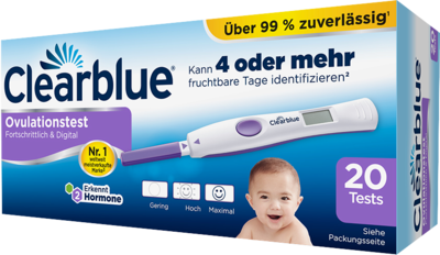 WICK Pharma - Zweigniederlassung der Procter & Gamble GmbH CLEARBLUE Ovulationstest fortschrittlich & digital 20 St 13827787