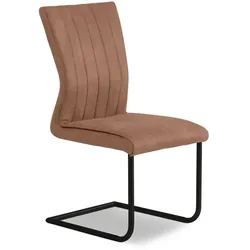 2er-Set Freischwinger Como Mikrofaser Orange Bernstein