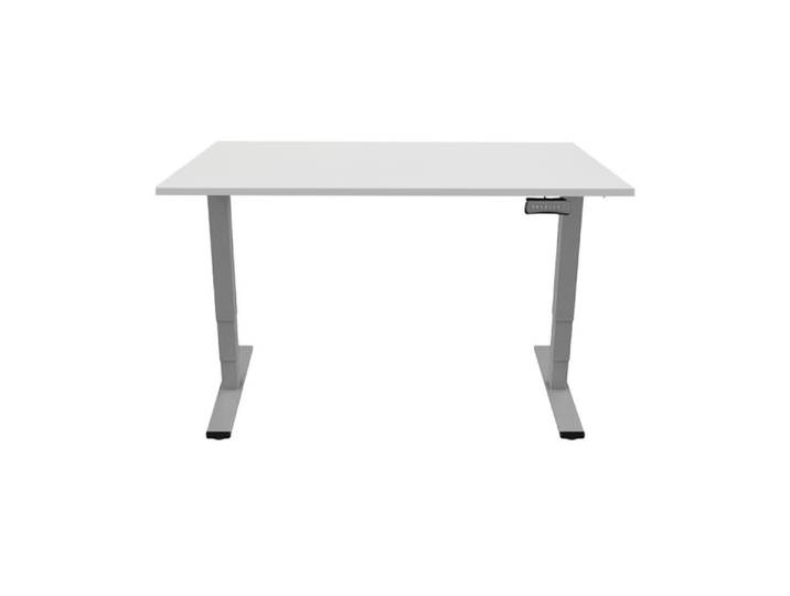 Contini höhenverstellbarer Bürotisch RAL 7045 1.6x0.8m grau