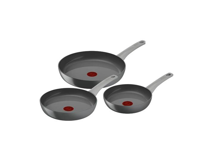 Tefal Renew ON set de poêles 3 pièces Gris