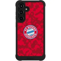 Nivocase Hülle für Samsung Galaxy S25+ Stossfeste Handyhülle NIVOmax Case Schwarz FC Bayern München (Samsung Galaxy S25+), Smartphone Hülle, Schwarz