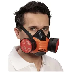 Ekastu Sekur, Atemschutzmaske, Atemschutz Halbmaske ohne Filt (Keine offizielle Schutzklasse, 1x)