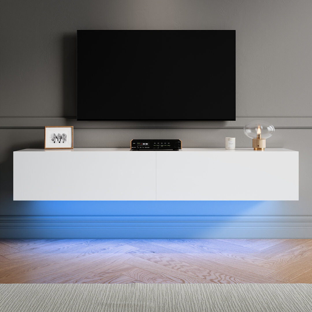 17 Stories Ockeline TV Stand for TVs up to 50" White 50"