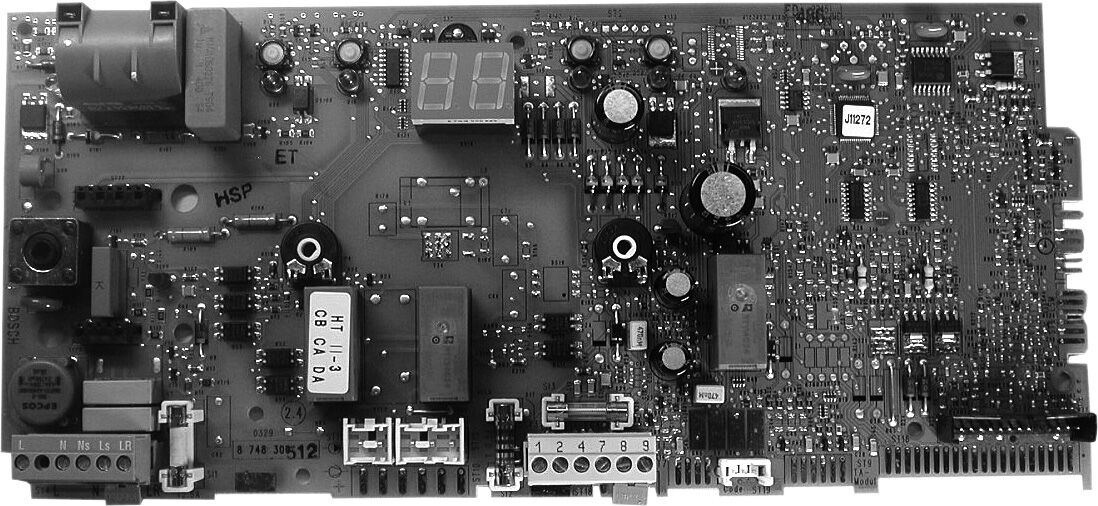 Circuit imprimé Bosch 87483005120 pour chaudière à gaz