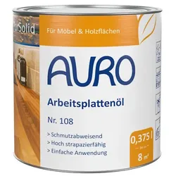 Auro Arbeitsplattenöl 108 farblos - 0,375 l Dose