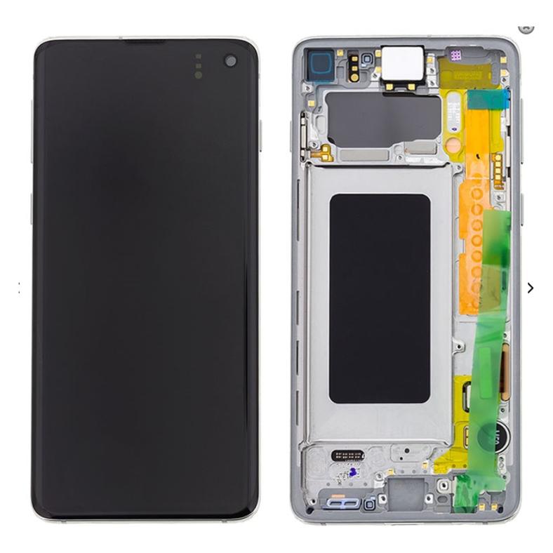 Samsung Galaxy S10 Display White (Samsung Galaxy S10) (GH82-18850B)