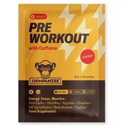 CHIMPANZEE Pre Workout Drink Kirsche mit Koffein | 30g Beutel