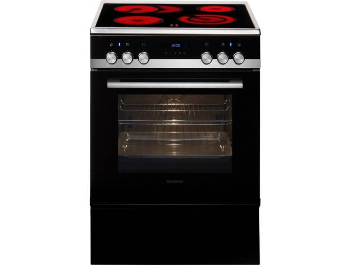 SIEMENS Elektro-Standherd iQ500 HK9S5A240, mit Teleskopauszug nachrüstbar, ecoClean, Verkürzte Kochzeit dank Schnellaufheizung & ecoClean