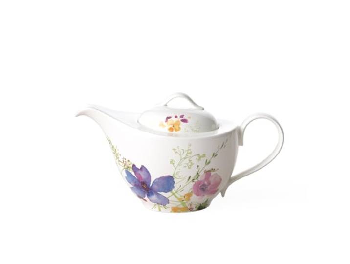 Villeroy & Boch - Mariefleur Basic Teekanne 1,2 l Spülmaschinenfest, Große Kanne für Tee, Krug, Premium Porzellan