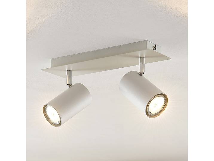 Joffrey 2 Deckenleuchte White - Lindby - Wohnzimmer - Modern - Metall - Mehrflammig