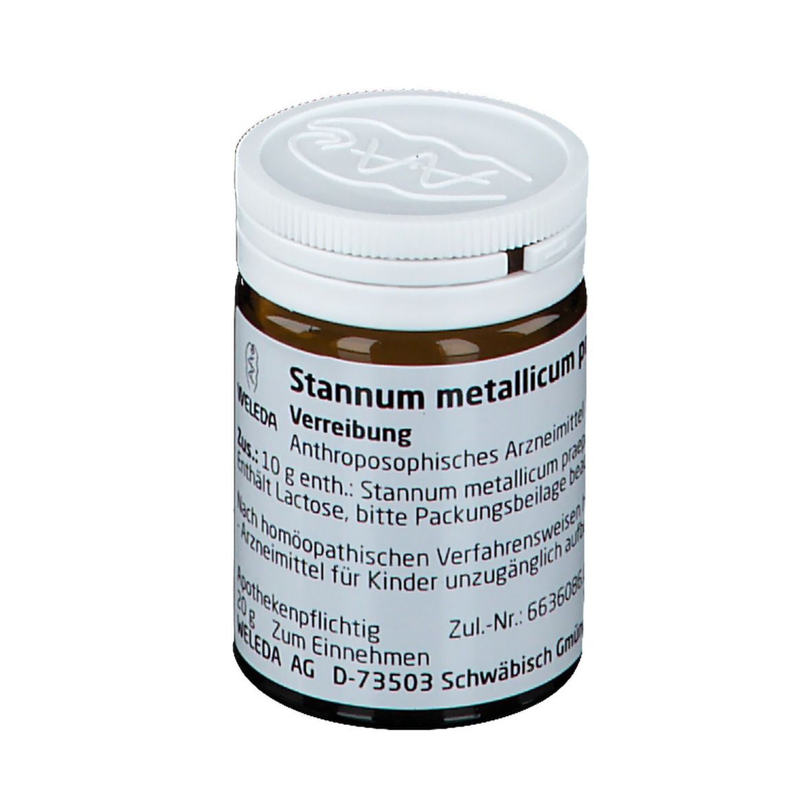 Stannum Metallicum praeparatum D 8 Trituration 20 g