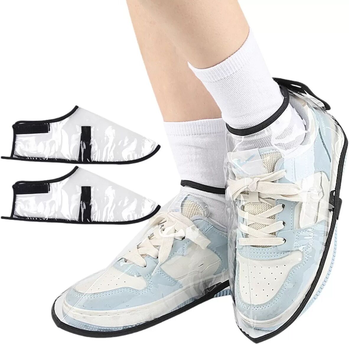 INF Wasserdichte PVC-Schuhüberzieher für Friseure und den allgemeinen Gebrauch S