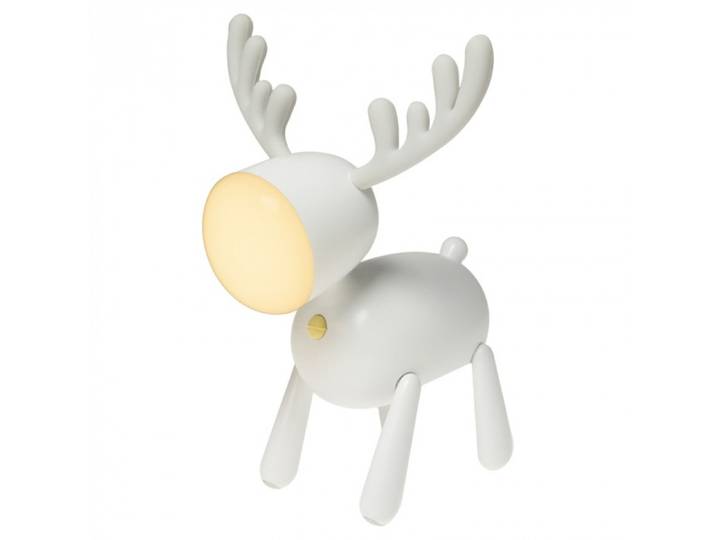 Lampe Hirsch Weiss