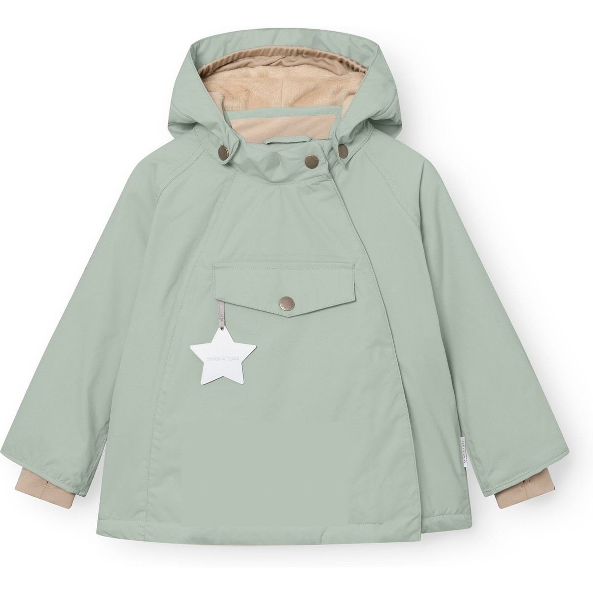 Mini a ture Matwang Fleece Lined Winter jacket. GRS slate gray (9490) 80 1263307700949009