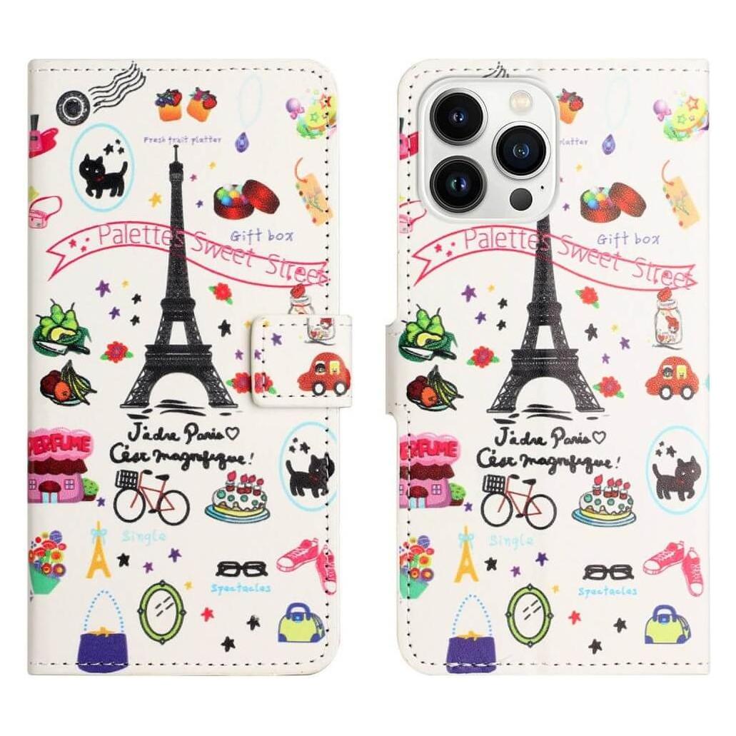 Cover-Discount iPhone 14 Pro - Leder Etui Hülle Paris (Apple iPhone 14 Pro) (660107415B)