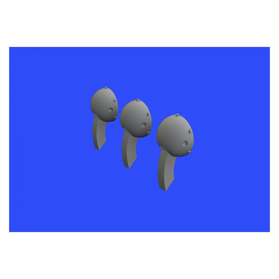 Eduard P-51D rear view mirrors for Airfix (648359)