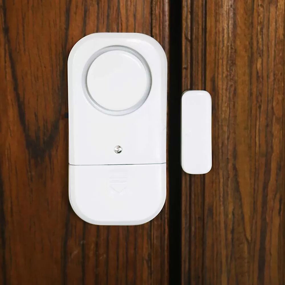 INF Alarme Magnétique Sans Fil pour Porte et Fenêtre - Blanc, Système Anti-vol pour la Maison