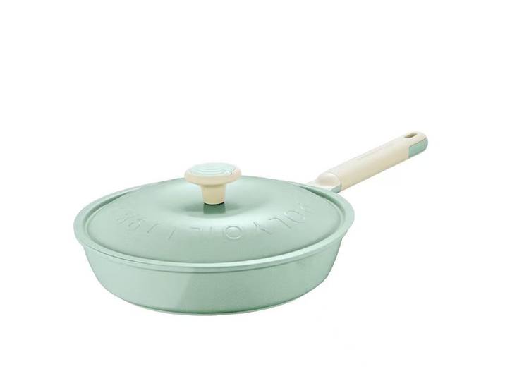 COOKER KING Poêle à frire avec revêtement antiadhésif en céramique et titane, poêle universelle pour feux à gaz et plaques à induction, idéale pour les steaks et les pancakes