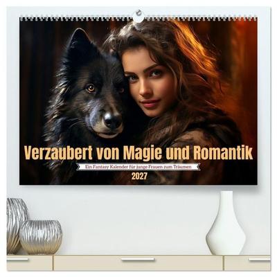 Verzaubert von Magie und Romantik (hochwertiger Premium Wandkalender 2027 DIN A2 quer), Kunstdruck in Hochglanz