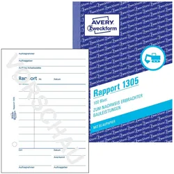 Avery, Formular, Formularbuch Rapport