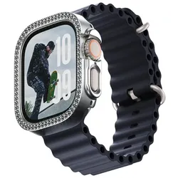 SAFE. by PanzerGlass® Displayschutz Bling Bumper Silber für Apple Watch Ultra 3/Ultra 2/Ultra - 49 mm