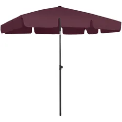 vidaXL Strandschirm Bordeauxrot 200x125 cm