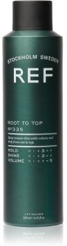 REF Styling Root to Top espuma para dar volume desde a raiz para fixação natural e brilho 250 ml. Styling Root to Top