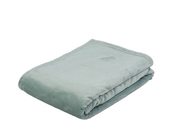 Gözze - Wohn- und Kuscheldecke, Memphis, Hohes Stoffgewicht 300 g/m², 150 x 200 cm - Aqua
