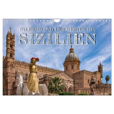 Palermo und der Westen von Sizilien (Wandkalender 2027 DIN A4 quer), CALVENDO Monatskalender