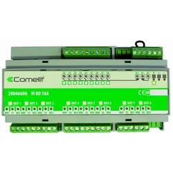 Comelit 20046606 Modul 9 Eingänge, 8 Ausgänge 16A,9 DIN