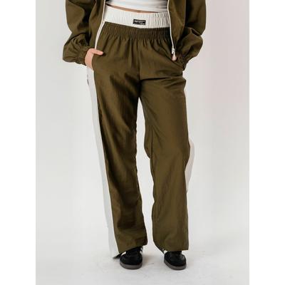 Chinos ITS MAY "ITS MAY Trouser Paola", Damen, Gr. onesize, Normalgrößen, grün, Obermaterial: 95% Baumwolle, 5% Viskose, Hosen